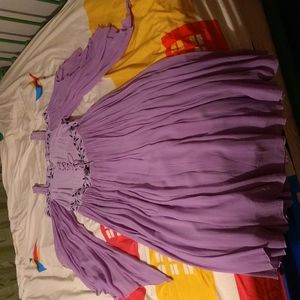 Purple Boho Dress